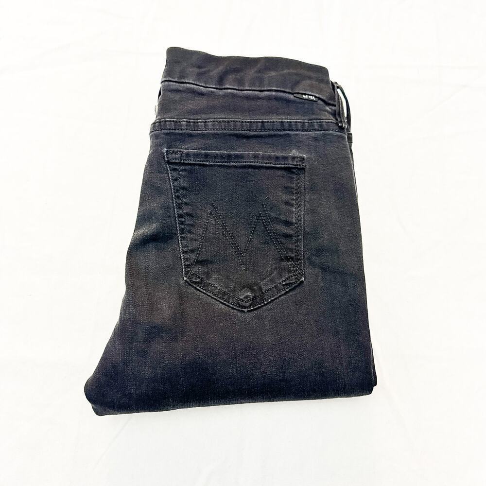 Mother Looker Ankle Fray Guilty As Sin Raw Hem Rips Zip Fly Denim Jeans Size 29